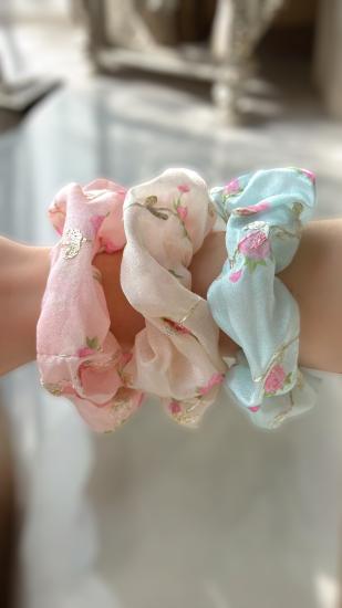 Monna 3’lü scrunchie toka